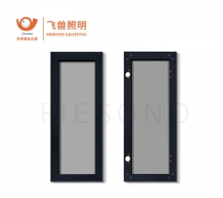 常熟57211-黑色极简玻璃门-灰玻